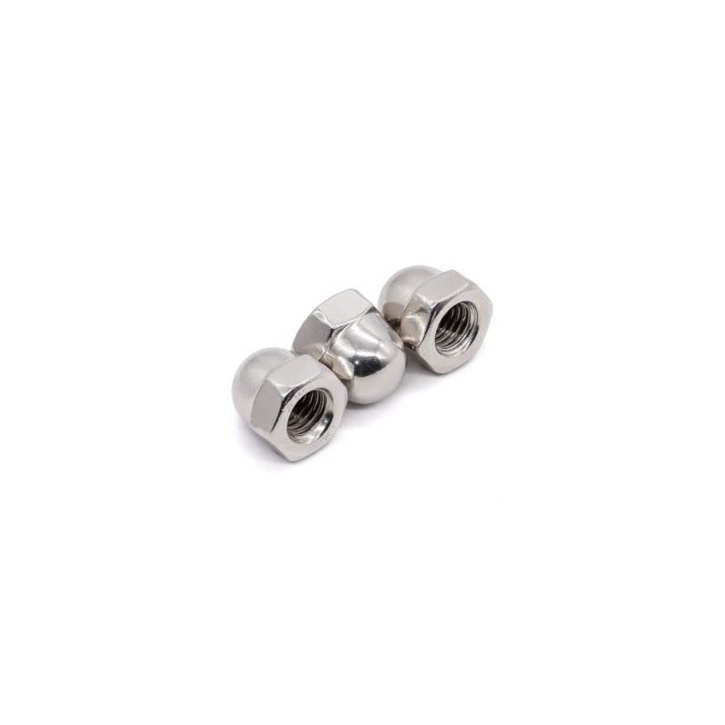 Glvaner M10-1.5 Thread Size (10 pcs) Stainless Steel Acorn Cap