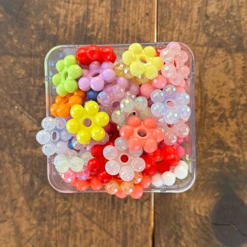 25pc - Big Pearl Spacer for Pen - Color: Clear