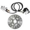 Generic Rear Hydraulic Brake Caliper & Disc Rotor Kit for