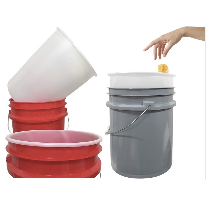 House Naturals 5 Gallon bucket pail Liner 15mil LDPE plastic