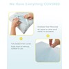 ATTABABY Toddler Pillow, Adjustable Memory Foam Small/Mini Pillow for Toddler