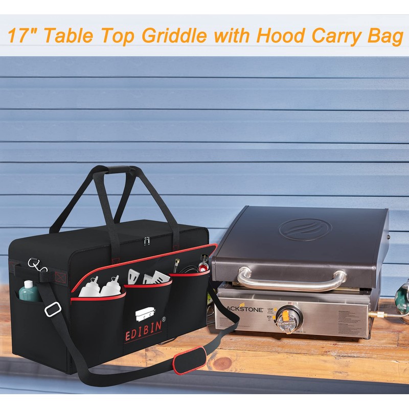 EDIBIN 17 Inch Griddle Carry Bag Fits for Blackstone 1814