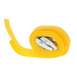MroMax 0.98" x 3.28ft Lashing Straps Polypropylene Cam Buckle Lashing Straps 331lbs Load Cargo Tie Down Strap for Moving Cargo Yellow 2Pcs