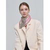 Dal D Unit Silk Scarf Square 65 Brown