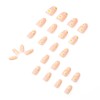 RikView Press on Nails Medium Length Pink Nails Almond Fake