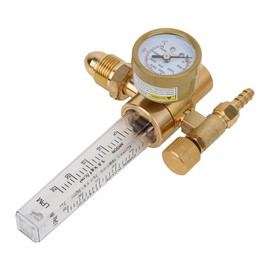 Argon Gas Regulator 0-3500 PSI for TIG Welding - High-Flow Brass Pressure Reducer with CGA580 Thread for Argon Cylinders