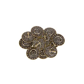 Mythological Monsters Themed Gaming Coins - Medium 25mm 12-Pack, Novelty Fantasy Replica Coins