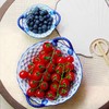 YYMayLsh Decorative Ceramic Candy Bowl, Blue and White Chinoiserie Pattern,