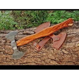 Helko Werk Damascus Steel Handmade Hand Forged Axe ZH50 /helko Werk German Axe/double Bit