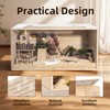 Hamster Cage Chewproof, 32" Wooden Guinea Pig Cage for Small