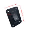 JT-HLM On-Off Switch 12V 20A, Panel 4Pin Rocker Switch DPST,