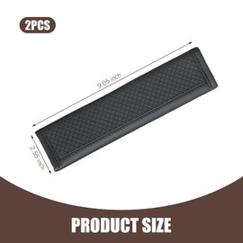 Ferianl 2PCS Car Seat Belt Cover Pad, Leather Seatbelt Shoulder Strap Covers, Soft Safety Strap Pads Protect Your Neck and Shoulder, Universal for Auto, SUV, Truck (Black)