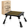 Nilight RV Steps Folding Aluminum Step Stool Heavy Duty Camper