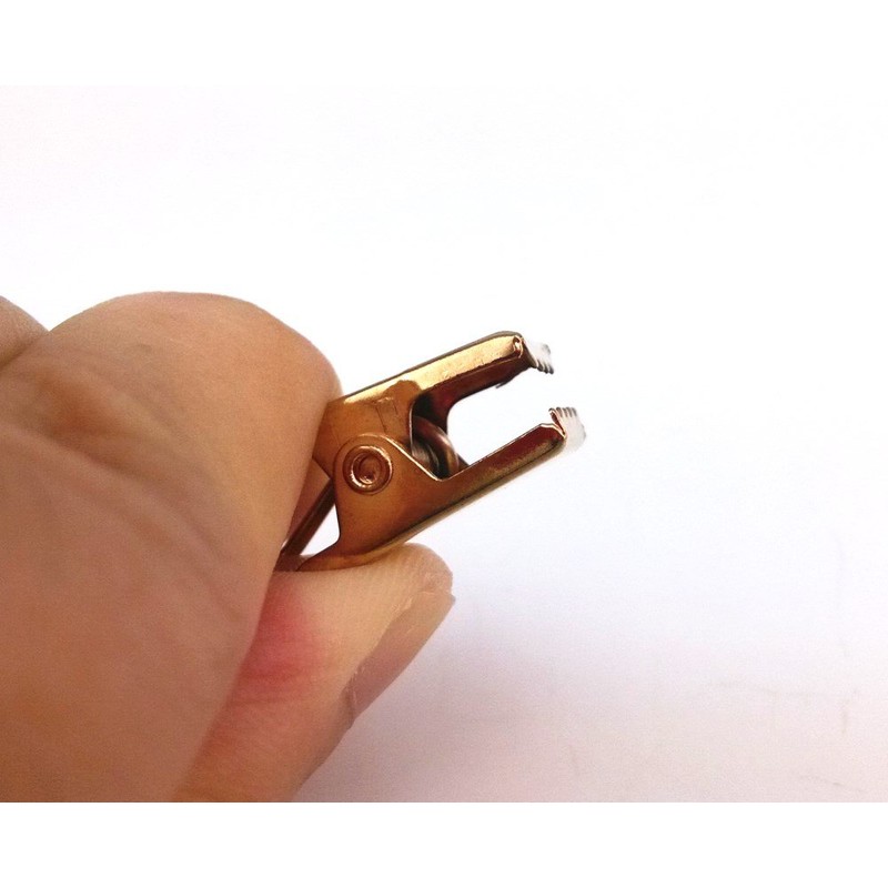 yueton 60pcs Metal Hook Clips Hanging Curtain Clip Hanger (Gold)