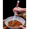 Souped Up Recipes - Ceramic Chopsticks - Red Phoenix Design