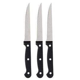 Gimel 518008 Coltello, Acciaio Inossidabile, Nero, 7 x 1,17 X 22 cm