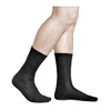 vitsocks Men's Silver Cotton Antibacterial Socks (Pack of 3) Breathable,
