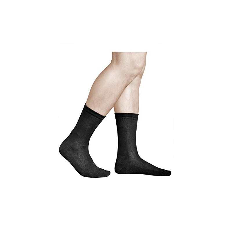 vitsocks Men's Silver Cotton Antibacterial Socks (Pack of 3) Breathable,
