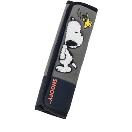 Bonform 7262-16GY Relaxed Snoopy Seat Belt Pad, Snoopy, 3.1 x 0.6 x 9.8 inches (8 x 1.5 x 25 cm), Gray