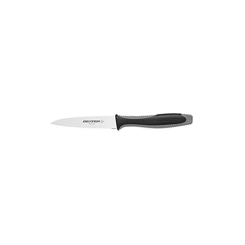 Dexter-Russell V-LO 3-1/2-Inch Carbon Steel Scalloped Parer