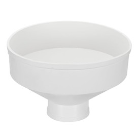 PATIKIL 12" to 4" Duct Reducer, PVC Pipe Increaser Adapter Ducting Airflow Tube Pipe Fitting for DWV (Drain, Waste and Vent) Ventilation Ducting, White