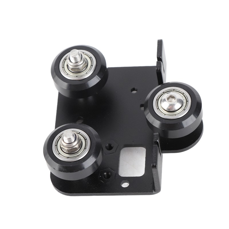 Back Support Plate Black Metal 3D Printer Extruder Back Support