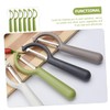 LABRIMP 6pcs Portable Vegetable Peelers Carrot Peeler Kitchen Fruit Household