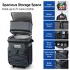 Odoland 48/72 Cans Soft Cooler with Wheels and Handle Collapsible