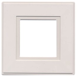 kenable Light Switch Surround Finger Plate White [2 Pack] [1 Pack]