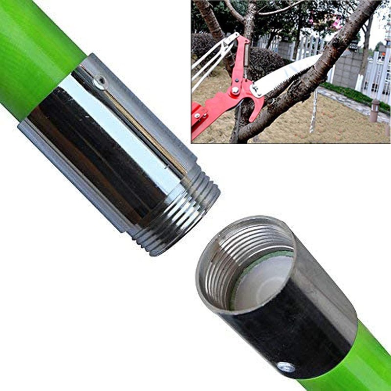 INTBUYING Manual Pole Saw, 7-26 ft Extension Tree Pole Pruner,