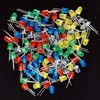 Light Emitting Diodes, Transparent LED Diodes, 200 Pieces, High Brightness,