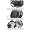 VENSWID 2-Pack Golf Cart Fan with Carrying Case, LED Display,