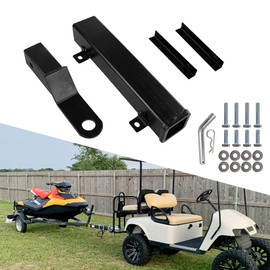 Golf Cart Hitch with 2 Inch Receiver - Fit for Club Car, EZGO, Yamaha