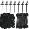 50Pcs Solar Panel Guard Clips Wire Mesh Clips, Nylon Wire