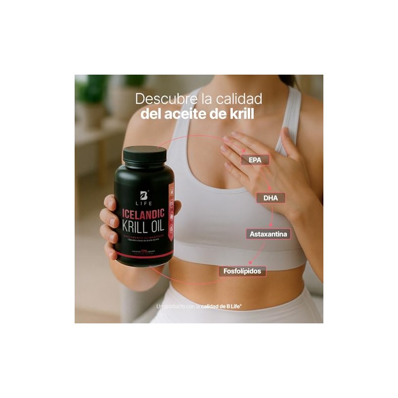 B Life Aceite de Krill Alto en EPA y DHA