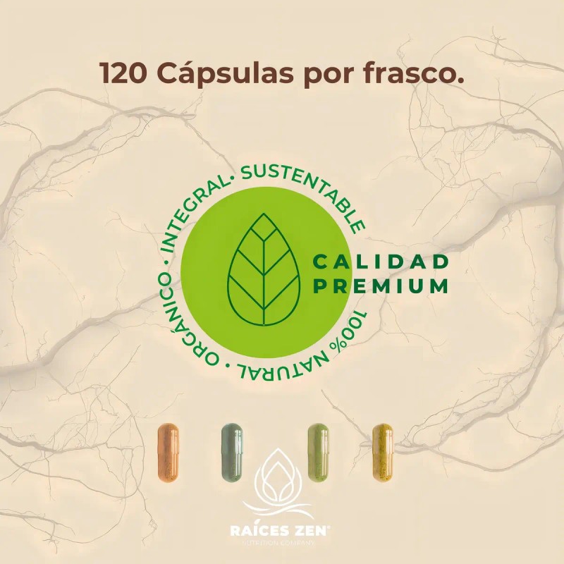 Omega Raíces Zen Platinum 2000mg 120 Cápsulas Sabor Epa Dha