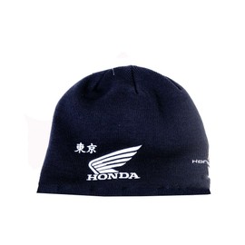 D’cor Visuals Navy Knit Beanie – Winter Hat Compatible with Honda® Fans, Powersports Riders & Motorsports Enthusiasts