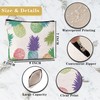 GREOXG Pineapple Makeup Bag, Small Travel Cosmetic Bag with Zipper,
