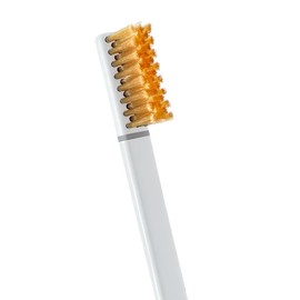 PIUMA Care Manual Toothbrush Soft Adult with Vitamin C - Soft Toothbrush with Tynex Bristles 0.1 mm, Tongue Cleaner, Toothbrush Case, Travel Toothbrush Sensitive White