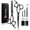 Professional Hair Cutting Scissors 6 Inch with Thinning Scissors for