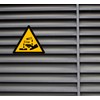 Becral - Corrosive substance sticker/triangle sign W023, ASR A1.3, DIN