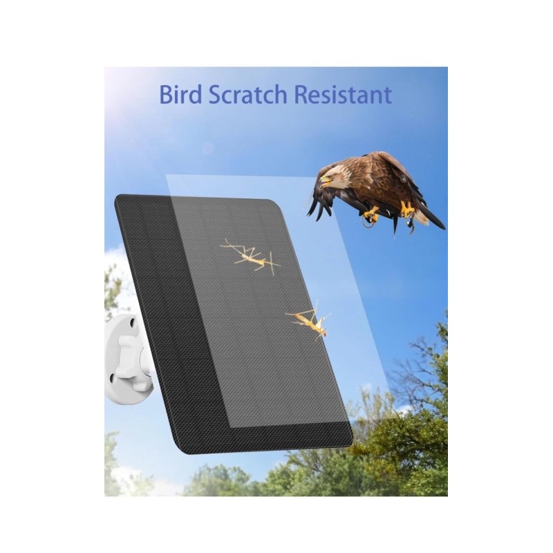 Yillia Solar Camera Outdoor Wireless Panel Protector, Solar Wireless Security