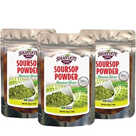 Shavuot Jamaican Soursop Powder 1.4 Ounce (Pack of 3)