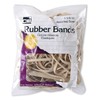 Charles Leonard Rubber Bands, 3/8 Ounce Bags, Amber, Assorted Sizes