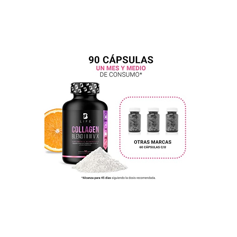 Colágeno Hidrolizado Tipo Iii Cápsulas 1000 Por Porción Adicionado Vitamina