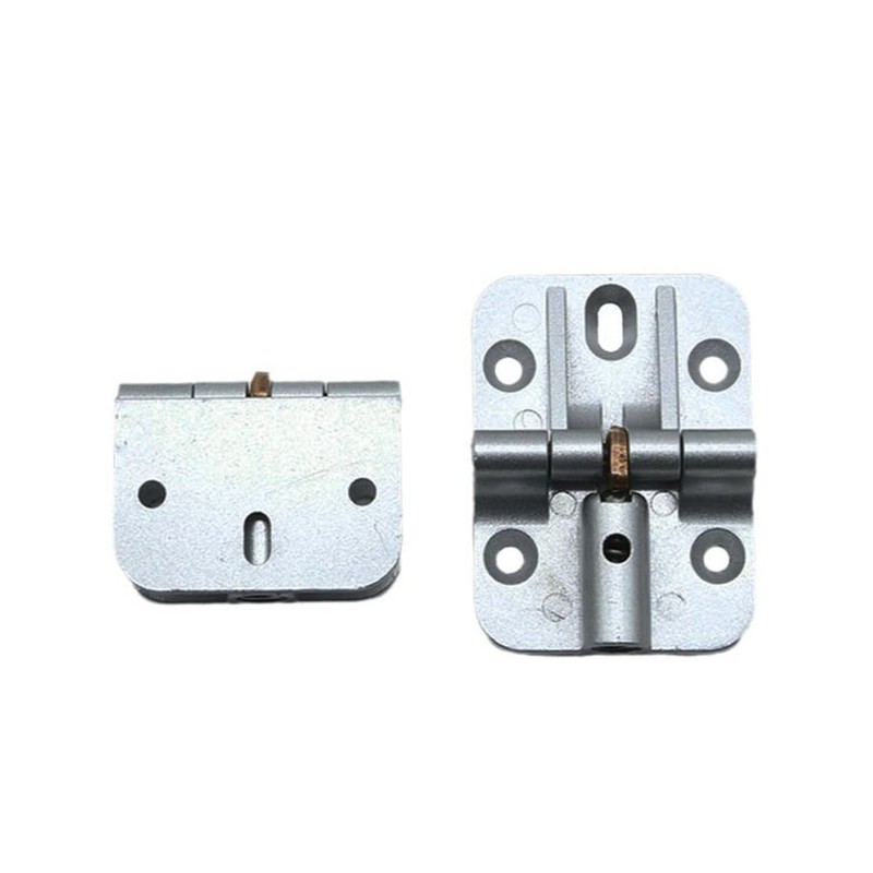 TopHomer 2 Pack Door Hinge Cabinet Hinge 2.36 * 1.77inch,Silver