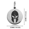 Comfort Zone Studios Stainless Steel Gladiator Warrior Champion Round Medallion