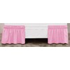 Toodou Queen Pink Bed Skirt – Hotel-Quality Ruffles for Queen