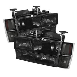 xTune Auto 5072238 Crystal Front Headlight Kit Chrome/Smoked