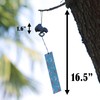 Japanese Wind Chime Cast-Iron Outdoor Ornament for Garden, Patio &